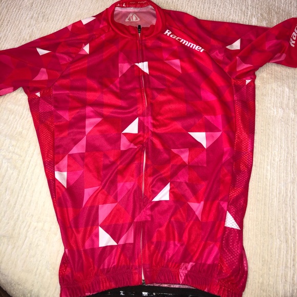 Racmmer Cycling Abstract Design Short Sleeve L - Picture 1 of 7